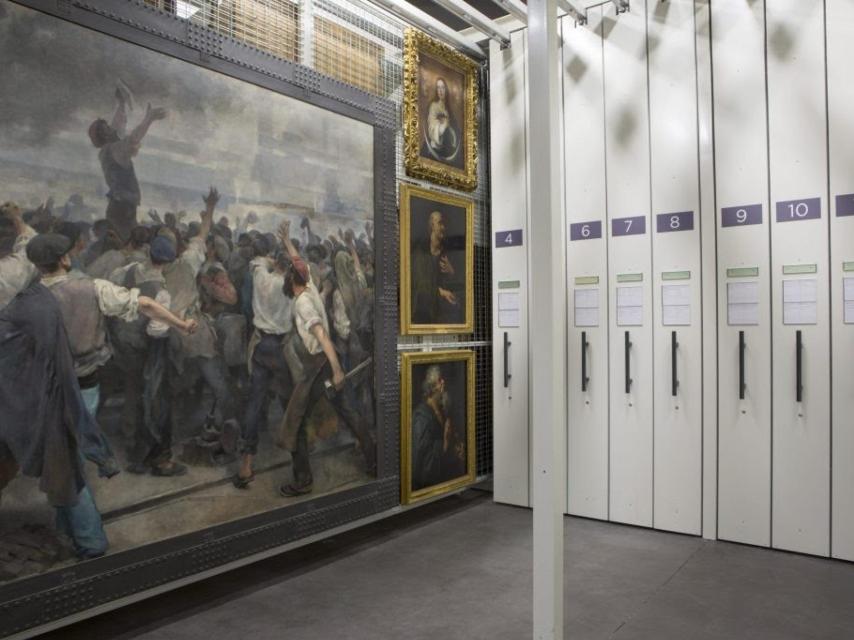 Uno de los almacenes del Museo del Prado / Foto: Museo del Prado.