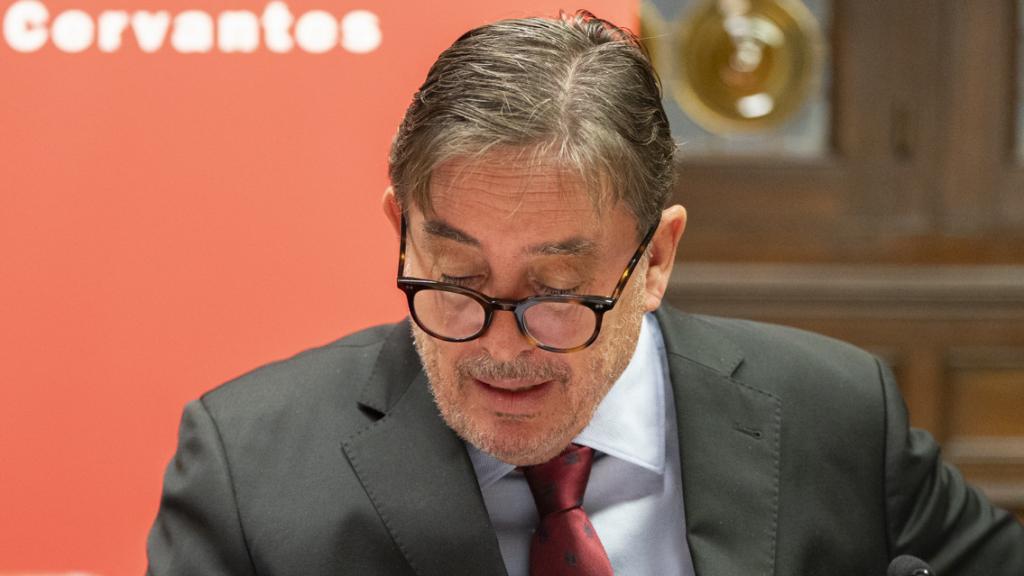 Luis García Montero en la reunión anual del Patronato del Instituto Cervantes, celebrada en el Palacio Real de Aranjuez. Foto: Instituto Cervantes