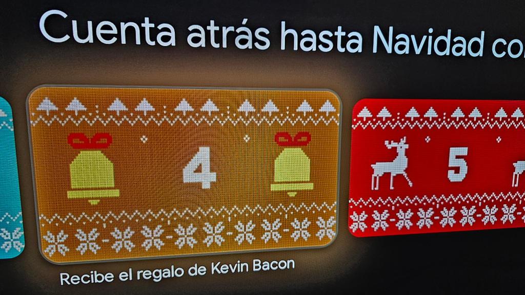 Así es el calendario de Adviento en Google TV