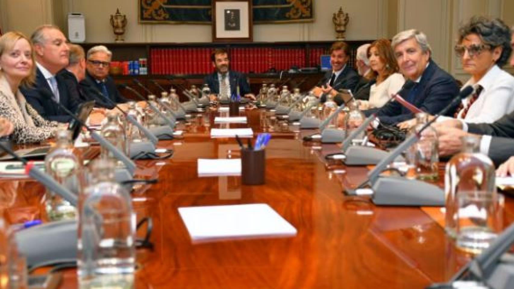 Imagen de archivo del pleno del Consejo General del Poder Judicial./