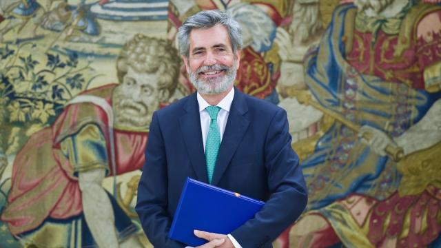 Carlos Lesmes, el 28 de septiembre de 2022 en su última reunión con el Rey para entregarle la Memoria del CGPJ, 11 días antes de dimitir./