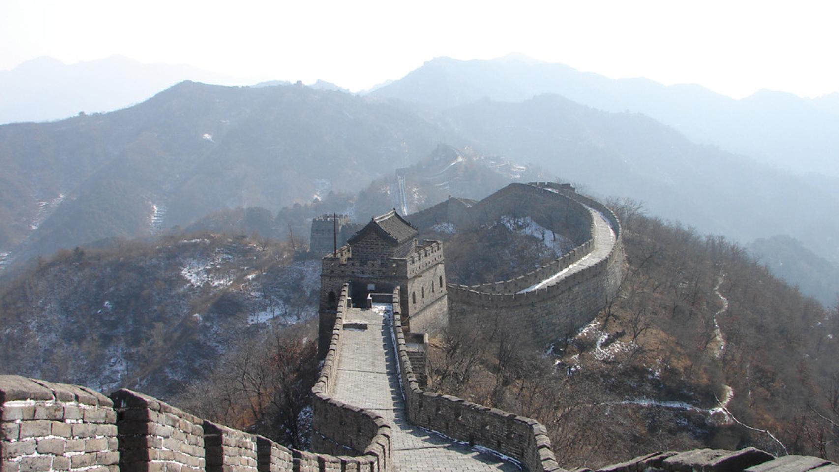 La Gran Muralla a su paso por Mutianyu