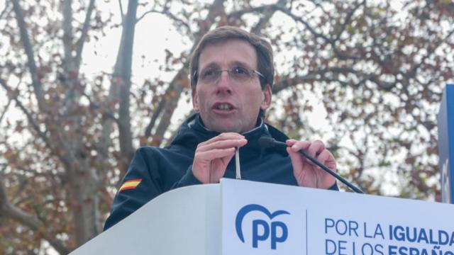 El alcalde de Madrid, el popular José Luis Martínez-Almeida.