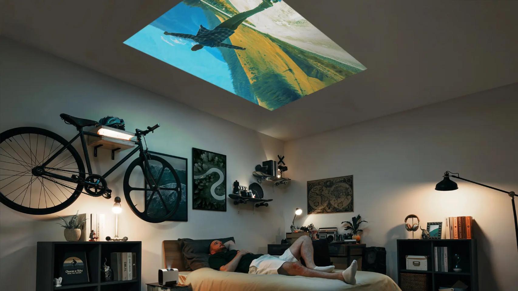El proyector M10 de ViewSonic no necesita grandes distancias para alcanzar grandes diagonales de pantalla
