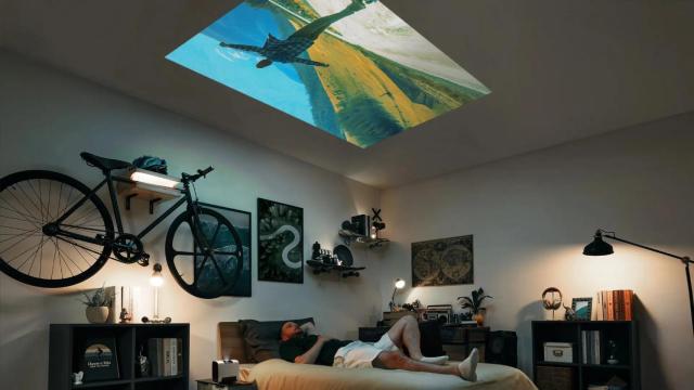 El proyector M10 de ViewSonic no necesita grandes distancias para alcanzar grandes diagonales de pantalla