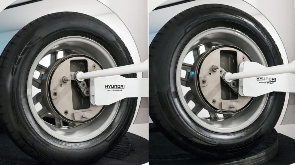 Una de las pruebas con el sistema de transmisión Uni Wheel instalado en el interior de las ruedas