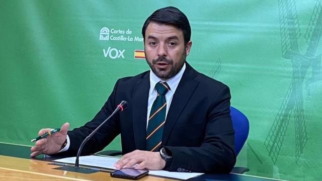 Iván Sánchez, portavoz de Vox en las Cortes de Castilla-La Mancha