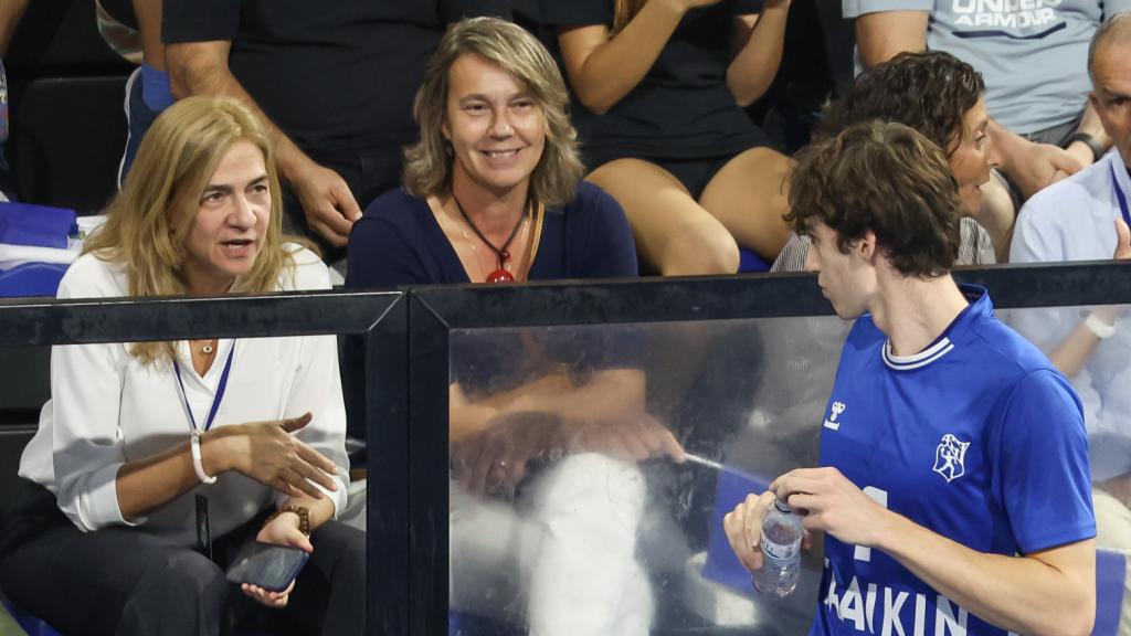 La infanta Cristina, la madre de Johanna Zott y Pablo Urdangarin.