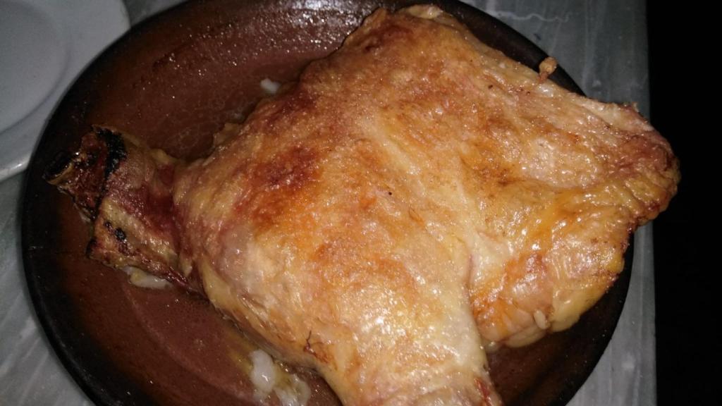 Lechazo del restaurante Mannix