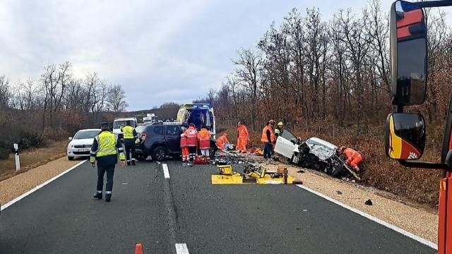 Los vehículos que han tenido un accidente entre dos localidades sorianas