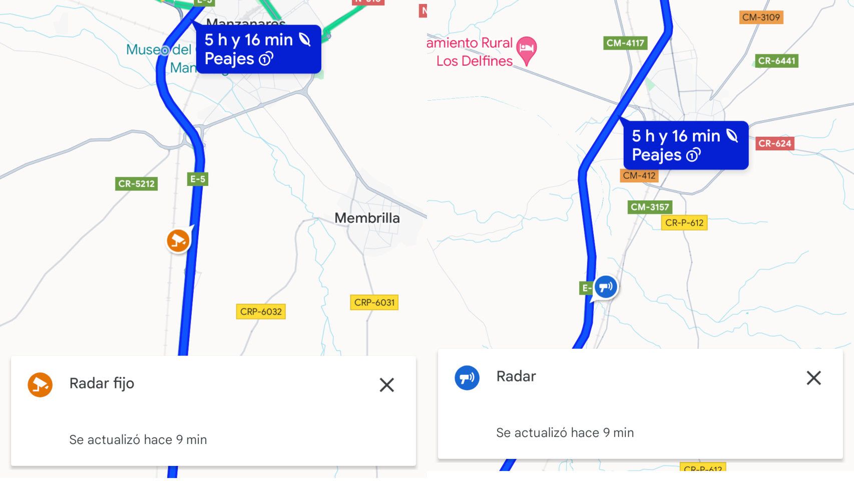 Cómo configurar Google Maps para que te avise de los radares de la DGT ...