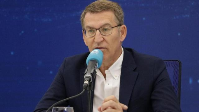 El líder nacional del PP, Alberto Núñez Feijóo.