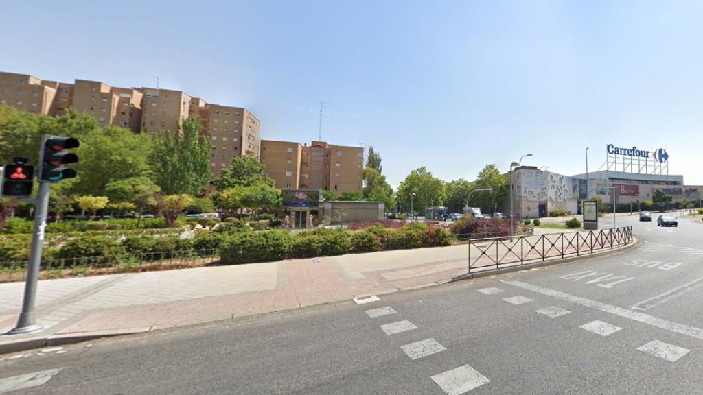 La plaza de Alsacia, en el distrito de San Blas-Canillejas, donde tuvieron lugar los hechos.