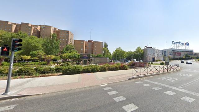 La plaza de Alsacia, en el distrito de San Blas-Canillejas, donde tuvieron lugar los hechos.