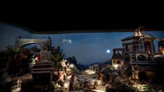 El belén municipal de Málaga.