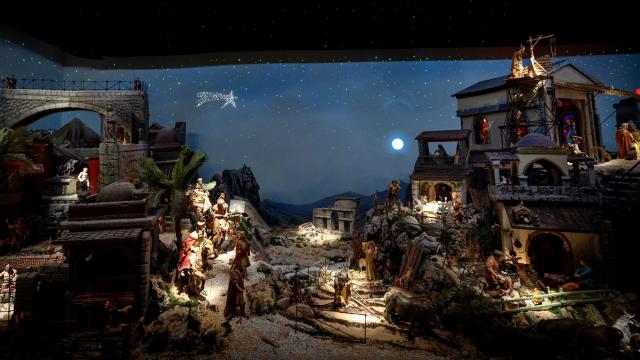 El belén municipal de Málaga.