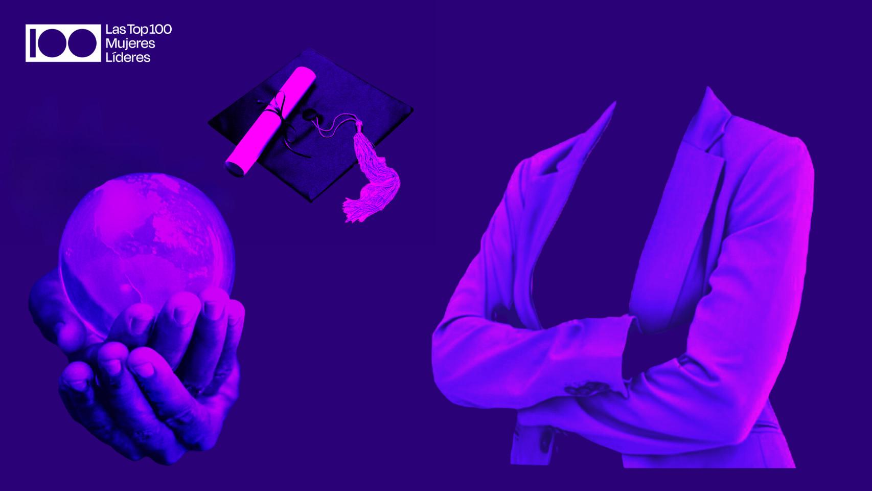 Montaje de Magas para 'Las Top 100 Mujeres Líderes' en España.