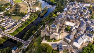Vista aérea de Puebla de Sanabria, Zamora.