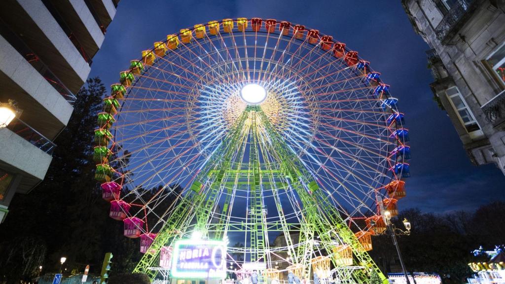 La noria gigante de Vigo. Foto: Lino Escurís