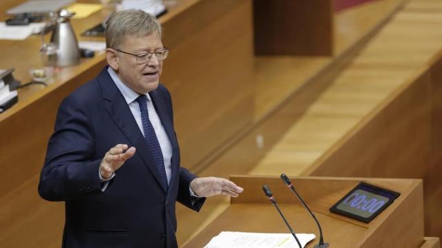El expresidente de la Generalitat, Ximo Puig, en una imagen de archivo en las Cortes Valencianas