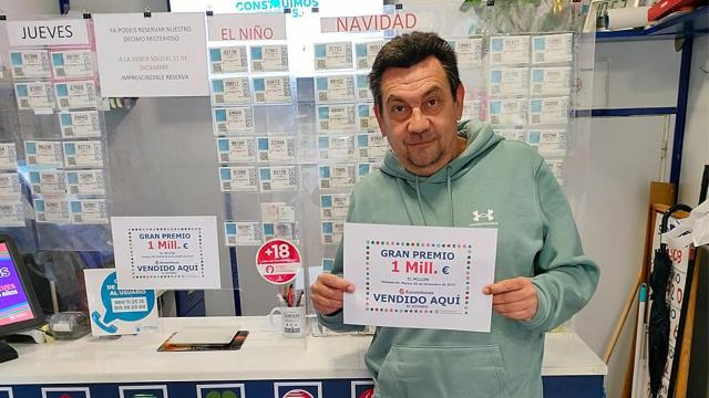 Marcos, el vendedor que ha repartido El Millón en Medina del Campo