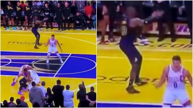 El polémico tiempo muerto de LeBron James