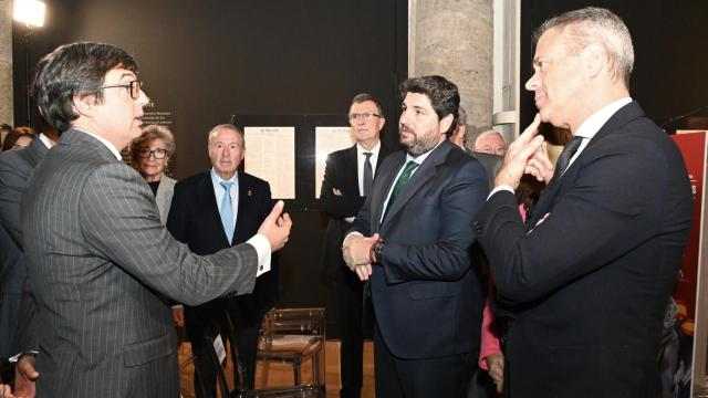 El presidente del Gobierno de la Región de Murcia, Fernando López Miras, este martes, en el foro organizado por La Verdad.