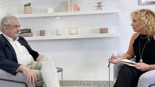 Momento de la vídeo-entrevista.