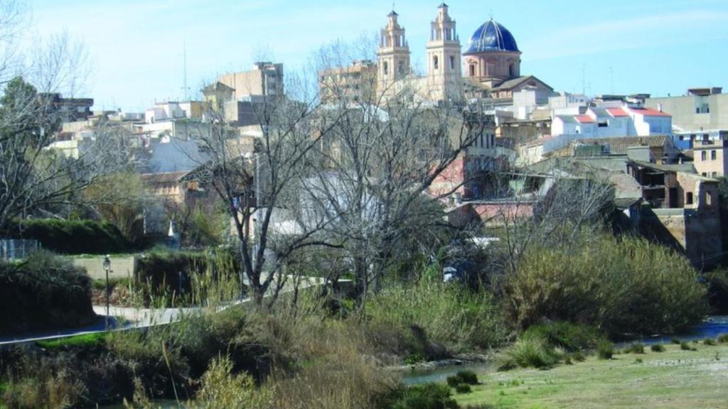 Vista panorámica de la localidad valenciana de Riba-roja.
