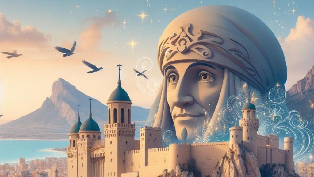 El castillo de Santa Bárbara inspirado en Disney.