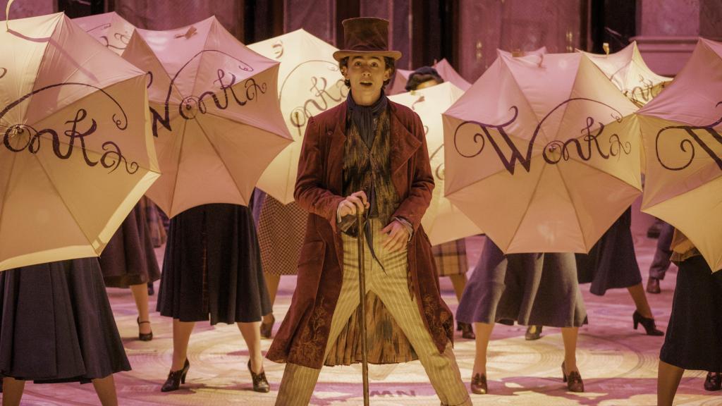 Timothée Chalamet en 'Wonka'.