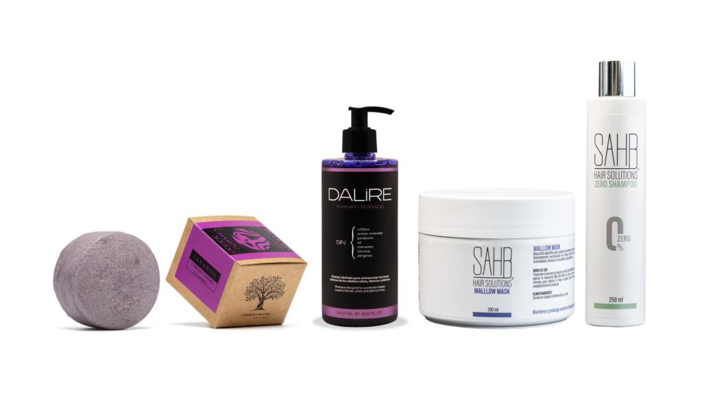 Cosmética capilar para pelo canoso de Di Oleo, Dalire y SAHB Génesis.
