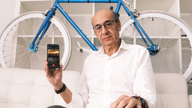 José María Rodríguez Galant, en las oficinas de All In Biking en Alicante.