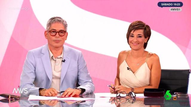 Boris Izaguirre y Adela González en 'Más Vale Sábado'.