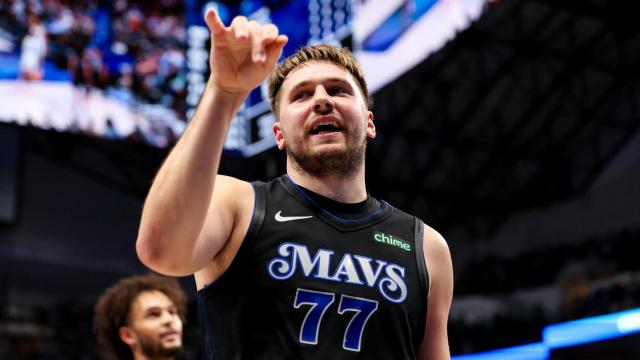 Doncic, durante el partido ante los Utah Jazz.