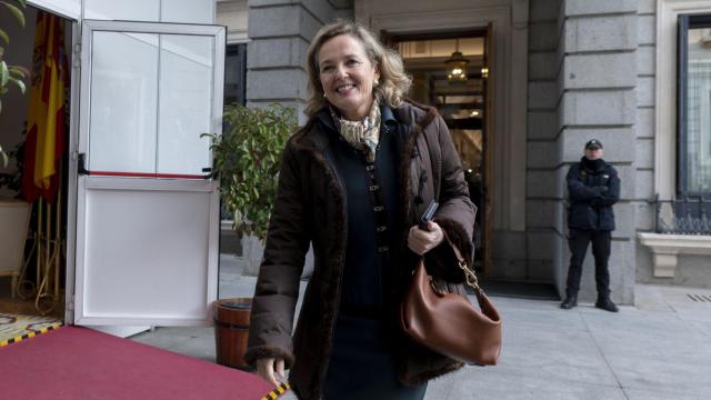 Nadia Calviño,  vicepresidenta primera y ministra de Economía, Comercio y Empresa.