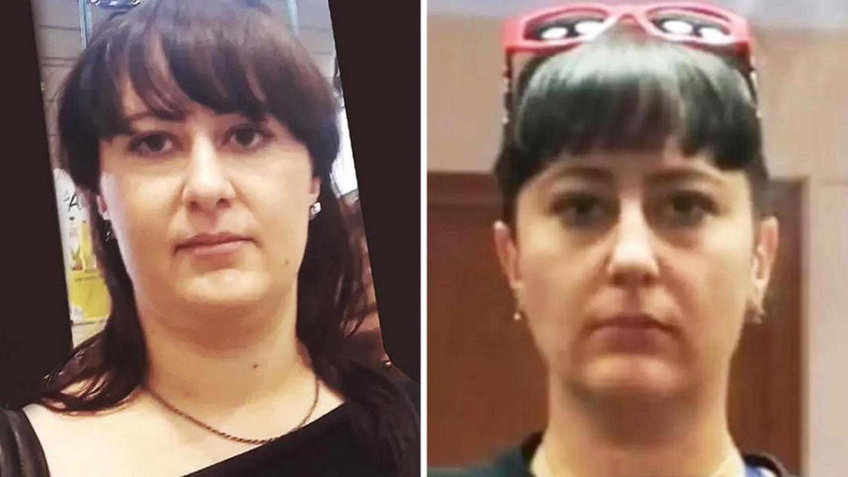 Dos imágenes de Roberta, desaparecida.
