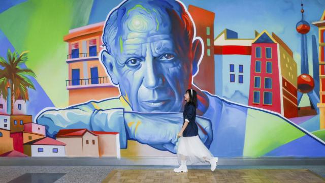 Un mural de Picasso.