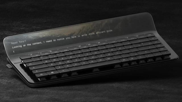 El teclado Sparrow AI.