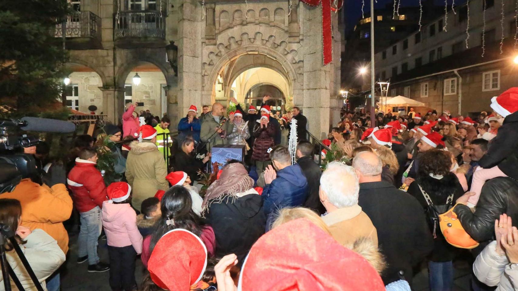 La Navidad ya reluce en O Porriño