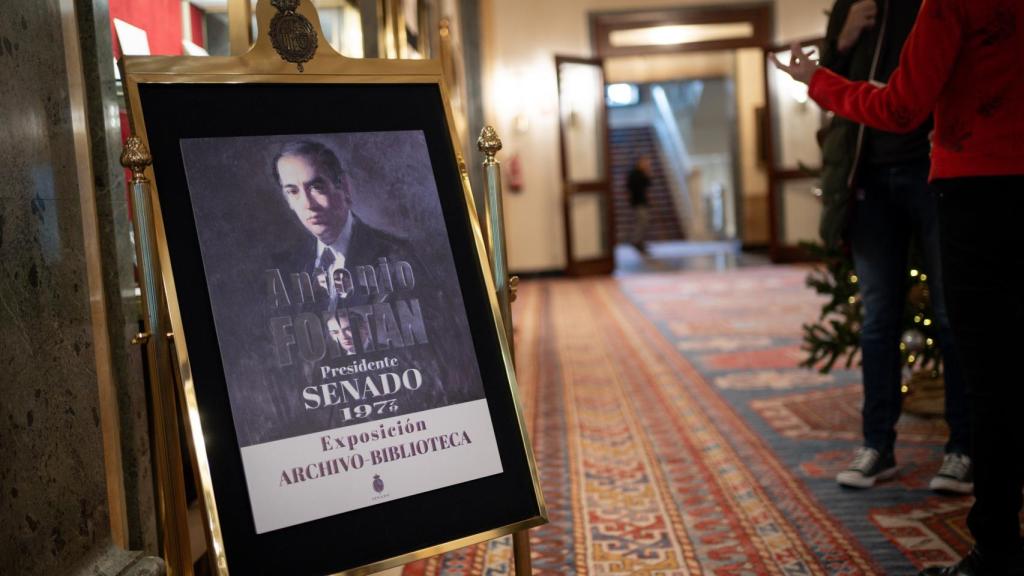 La exposición de Antonio Fontán en el Senado.