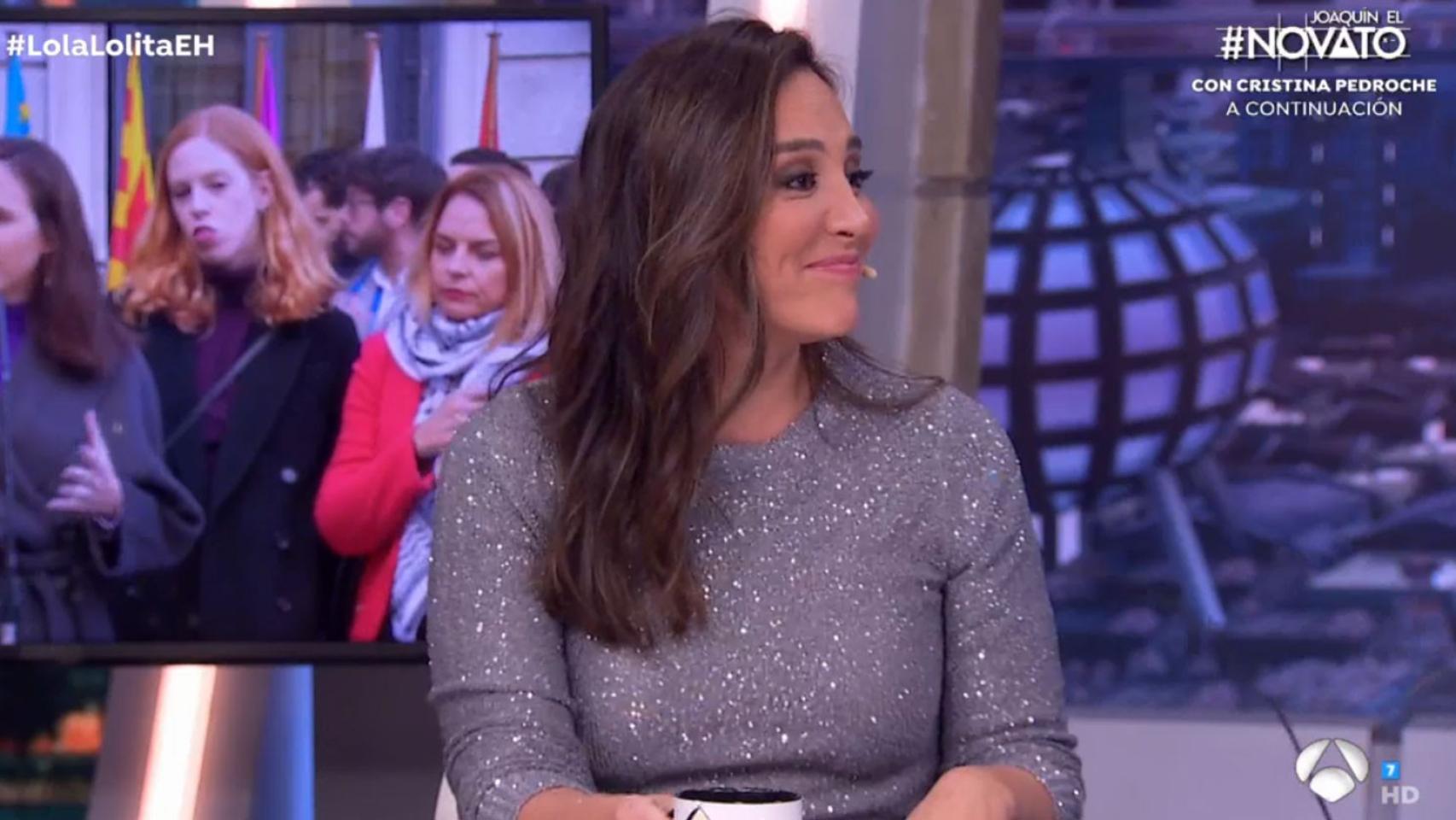 Tamara Falcó en 'El Hormiguero'.