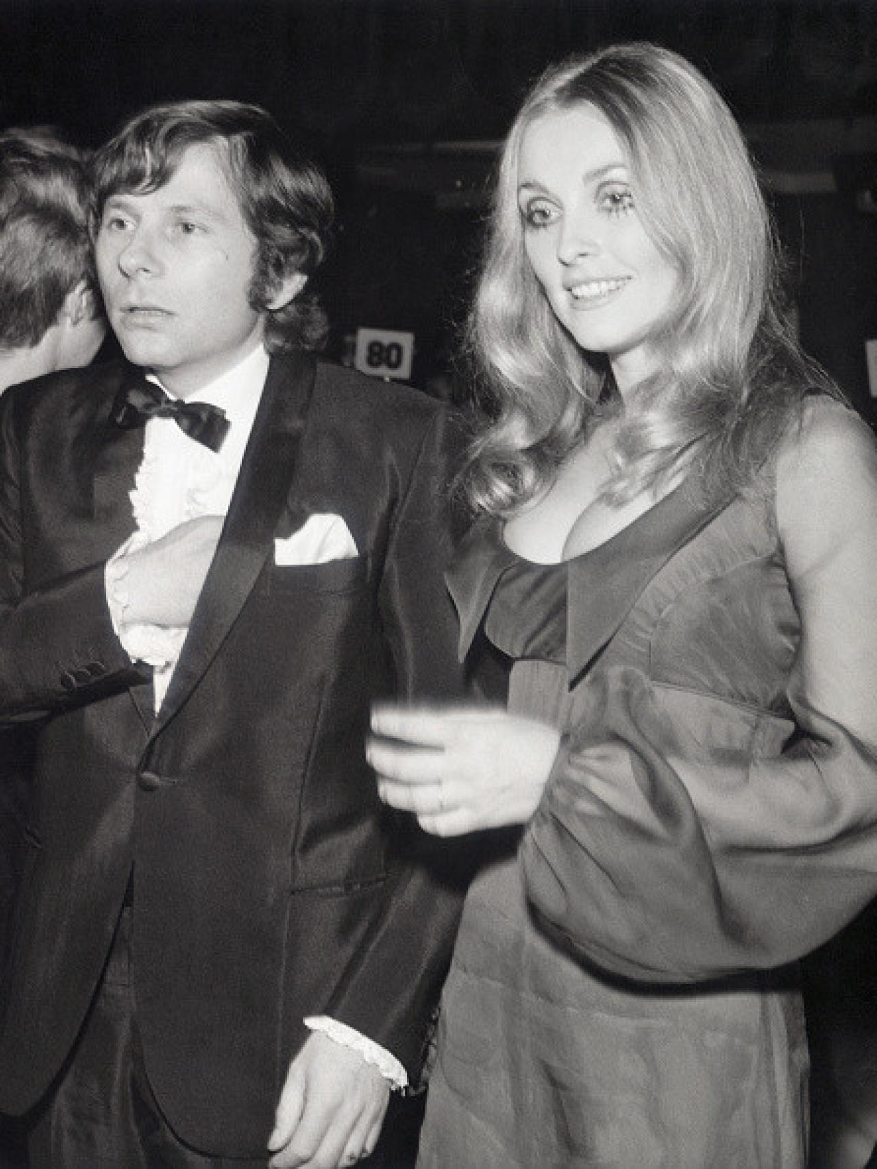 Roman Polanski y Sharon Tate.