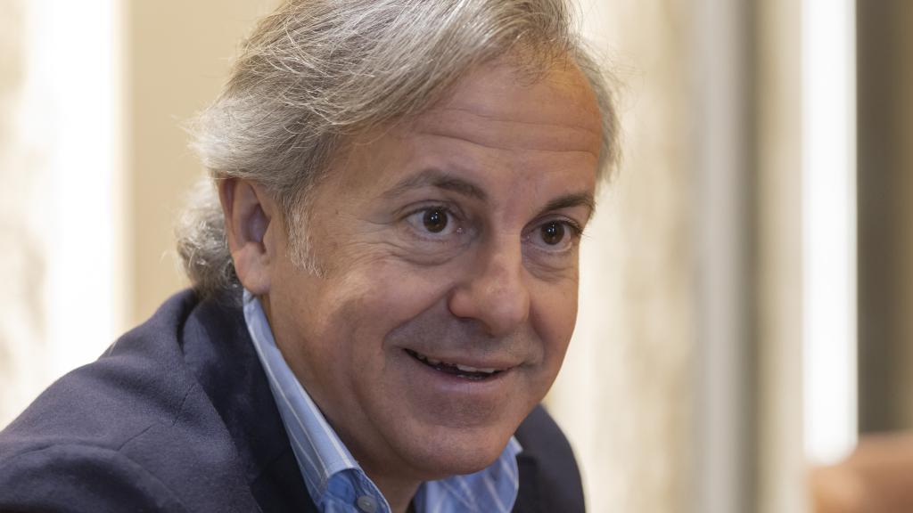 Tornay en un momento de la entrevista.