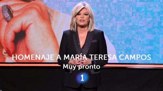 Terelu Campos en el homenaje a María Teresa Campos.