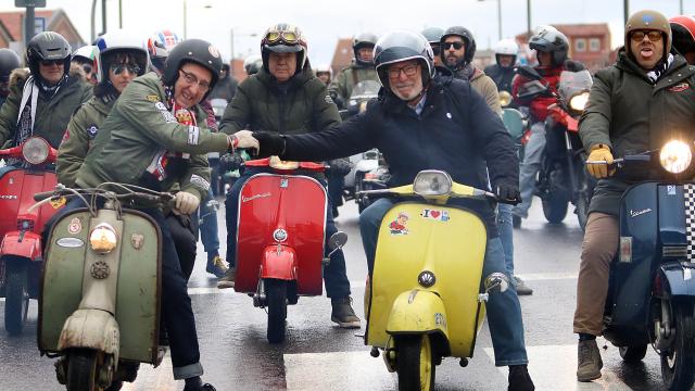 León acoge la ‘Scooter Run’ del Purple Weekend, con concentración previa  y recorrido posterior por la ciudad