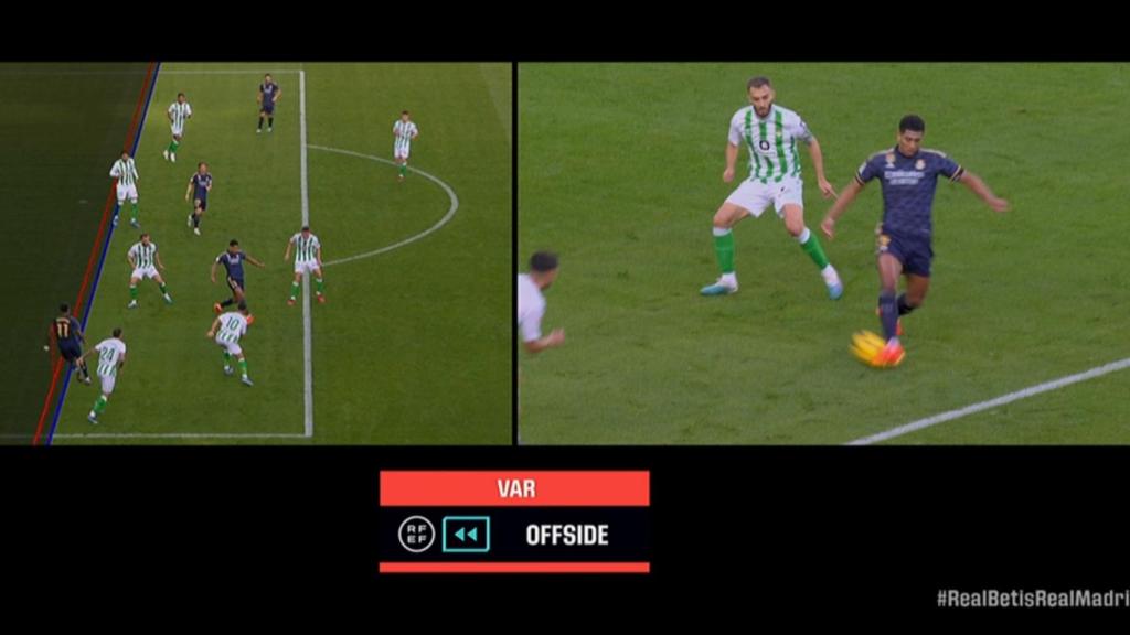Gol anulado al Real Madrid por fuera de juego a Rodrygo