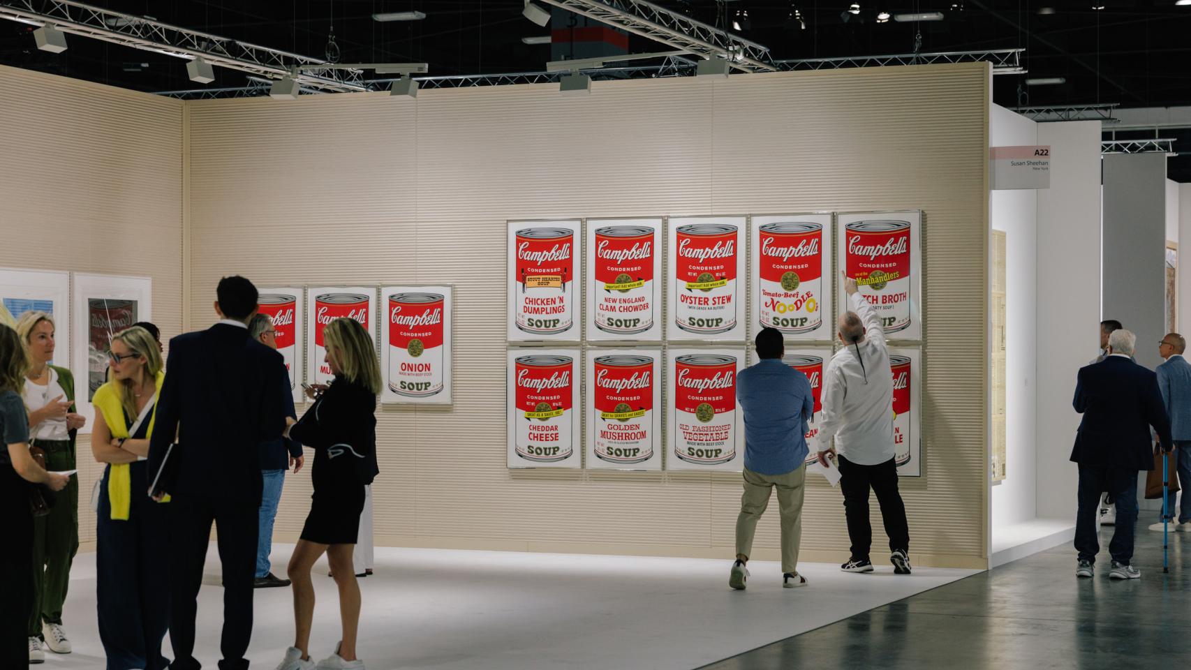 Vista de la Susan Sheehan Gallery en Art Basel Miami. Foto: Cortesía de Art Basel
