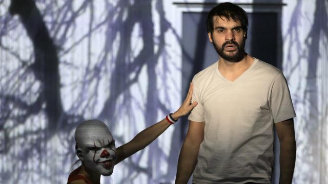 Enerko Sagardoy en un momento de la obra