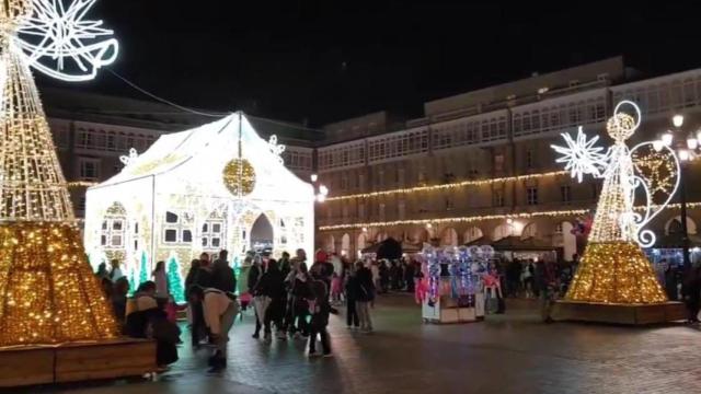 La plaza de María Pita.